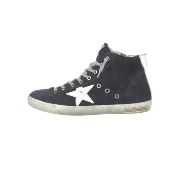 GOLDEN GOOSE Francy Suede Distressed Sneakers Size 9 Womens EU40 Mens 7 - Picture 2 of 4